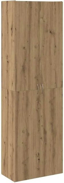 vidaXL Highboard Artisan-Eiche in Braun aus Holzwerkstoff, B/T/H: 60 x 32 x 190 cm - Bild 1