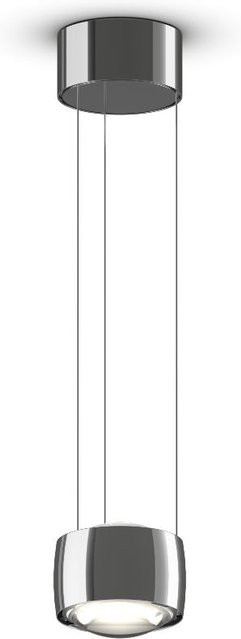 Occhio Sento sospeso up LED-Pendelleuchte in Chrom mit Linse-Ausführung, höhenverstellbar von 50 bis 200 cm, 3000K - Bild 1