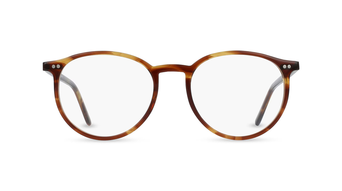 Fielmann MI 039 Korrektionsbrille, Vollrand, Panto, Acetat, Unisex, braun - Bild 1