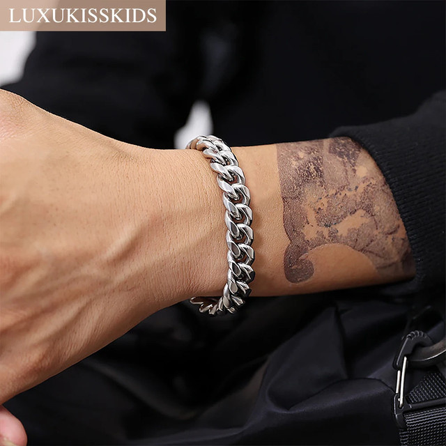 Luxukis Armband, Edelstahl, Silber, Unisex - Bild 1