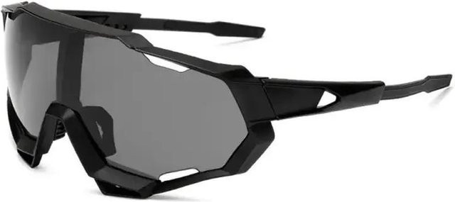 Super Six Sportsonnenbrille, Herren, Vollrand, Schwarz, Multicolour - Bild 1
