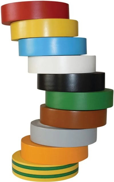 Hellermann VDE-PVC-Isolierband in Multicolor, 10 Stück - Bild 1