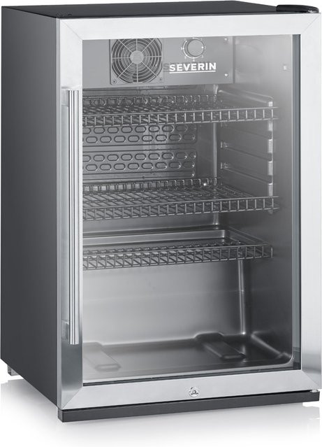 Severin Flaschenkühlschrank FKS 8840, Schwarz/Silber, B 54,5 cm x H 84 cm x T 54 cm - Bild 2