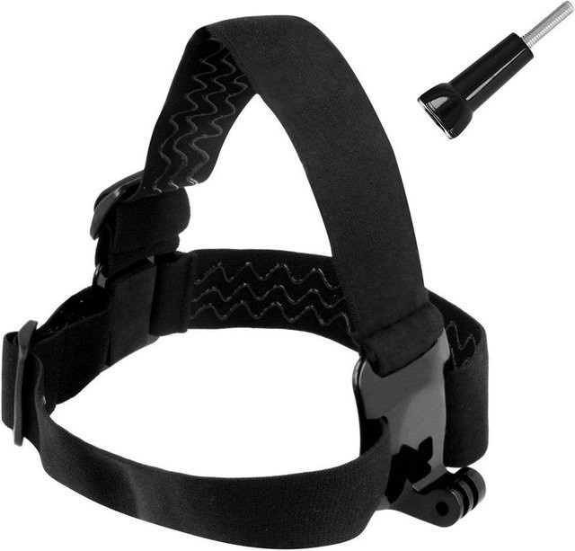 GoPro Helm-Stirnband für Sportkameras, verstellbar, Schwarz - Bild 1