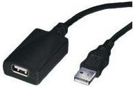 Roline USB 2.0 Verlängerungskabel mit Signalverstärkung USB-A auf USB-A, Schwarz, 5,00 m - Bild 2