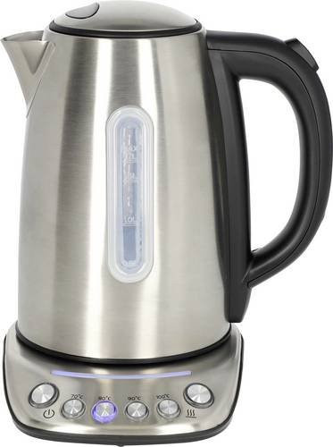 Nedis KAWK8000WIFI Wasserkocher Silber mit App-Steuerung und Keep-Warm-Funktion, 1,7 l - Bild 1