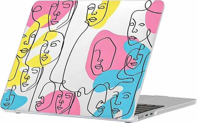 Laptop-Schutzhülle mit Aufdruck für Apple MacBook Air 13 und MacBook Pro 13/14/15/16 in Multicolour aus Hart-PC - Bild 1