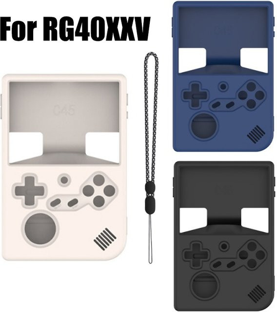 Anbernic Silikonhülle für RG40XXV Handheld-Spielekonsole in Weiß, kratzfest und waschbar - Bild 1