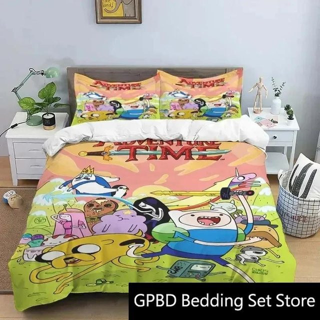 Adventure Time Bettwäsche Set Lodestar mit Bettbezug und Kissenbezug, Mehrfarbig, B/H: 240 x 220 cm - Bild 1