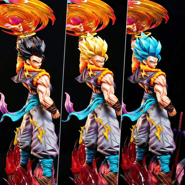 Bandai Dragon Ball Z Gogeta Super Saiyan Actionfigur, 45cm, 3 Austauschbare Köpfe - Bild 1