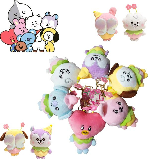 BT21 Chimmy Cooky Koya Shooky Tata Kreativer Anime-Schlüsselanhänger, Unisex - Bild 1