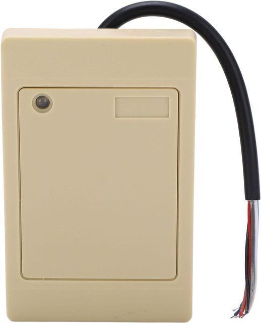 Neoglint IC Ausweisleser Professionell 125kHz in Beige, Wasserdichter Zugangskartenleser mit IP65 Schutz für Türzutritt - Bild 1