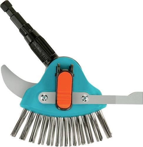 Gardena Combisystem 3-in-1 Fugenreiniger mit Edelstahlmesser, silberfarben/bunt, H x B x T: 16,5 x 5,5 x 16,5 cm - Bild 1