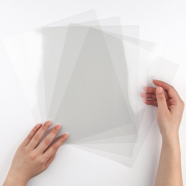Hitzebeständige transparente Acetatbögen für Shaker-Karten und Bastelarbeiten, Breite: 21,59 cm, Höhe: 27,94 cm - Bild 1