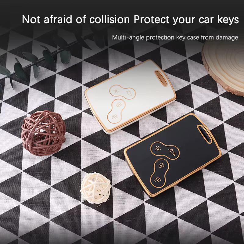 Weiche TPU Schlüsselhülle für Renault Duster Captur Clio Logan Megane Koleos Scenic Nema Fluence Zoe in Mehrfarbig - Bild 5