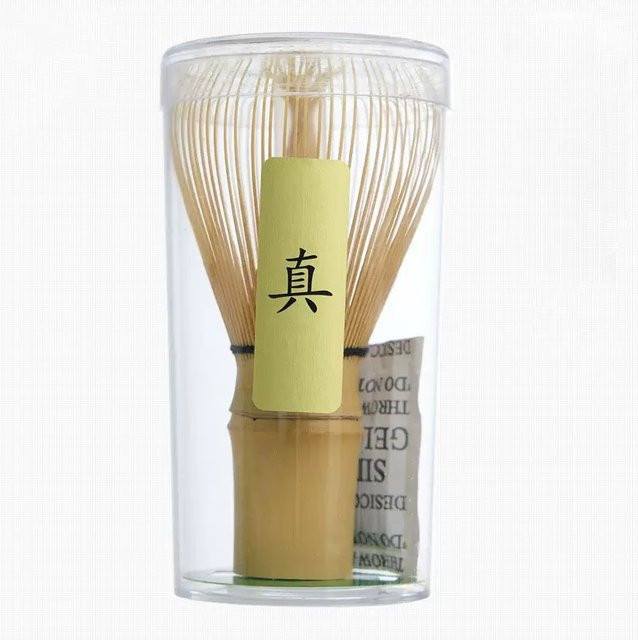 PEISI Handgefertigter Matcha-Schneebesen aus Bambus in Beige für traditionelles Matcha-Pulver - Bild 1