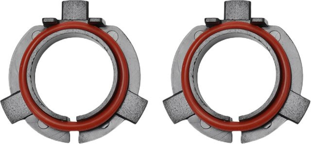 NIGHTKIST 2er Set H7 LED Scheinwerfer Birnen mit Basis Adapter Sockel Halter für Hyundai Sonata (2009-2017) und Tucson - Bild 1