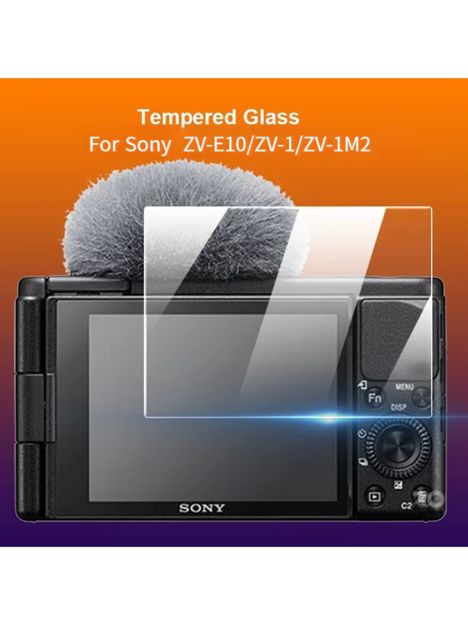 Sony Schutzfolie aus gehärtetem Glas für ZV-1II, ZV-1F und ZV-E10 Vlog-Kameras, transparent, HD-Anti-Kratz-Folie - Bild 4