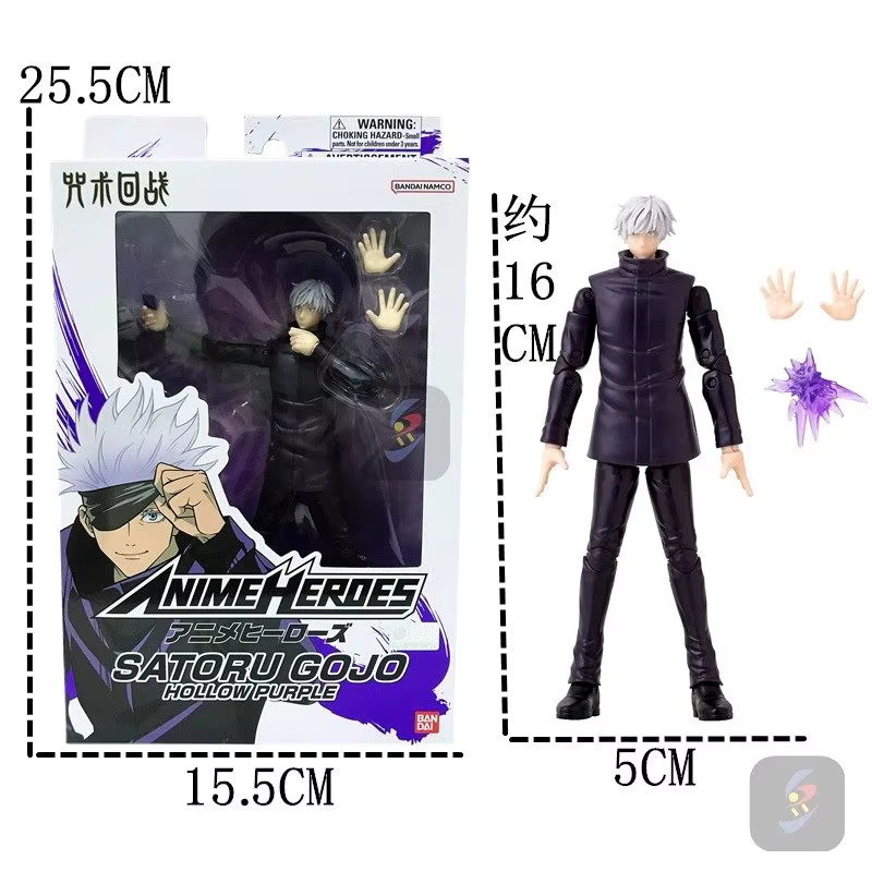 Bandai Namco Jujutsu Kaisen Satoru Gojo, Actionfigur, mit austauschbaren Händen - Bild 2