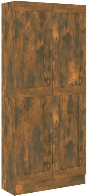 vidaXL Badezimmerschrank aus Holzwerkstoff in Räuchereiche, Wandmontage, B/T/H: 82,5 x 30,5 x 185,5 cm - Bild 1