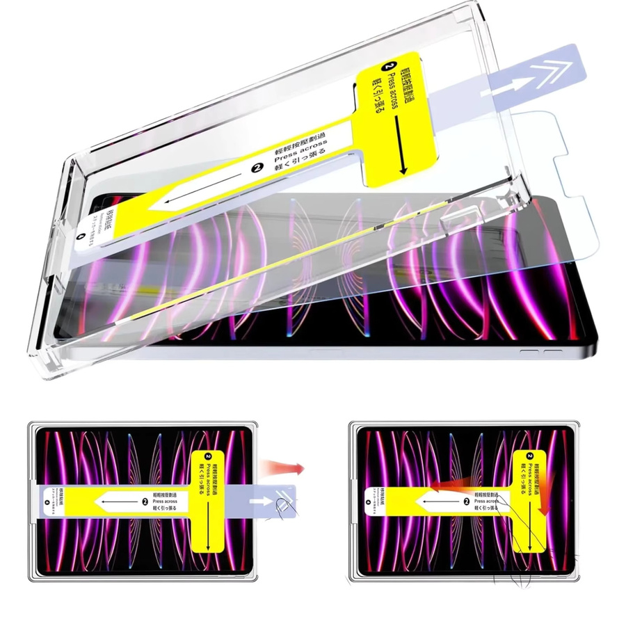 Apple iPad Mini 6 und Mini 7 Displayschutz aus gehärtetem Glas, 8,3 Zoll, transparent, inklusive Staubentfernungsset - Bild 5
