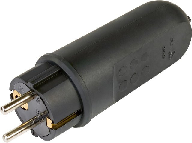 REV-Ritter Schutzkontakt-Stecker mit Gummi-ISO-Einsatz in Schwarz - Bild 2