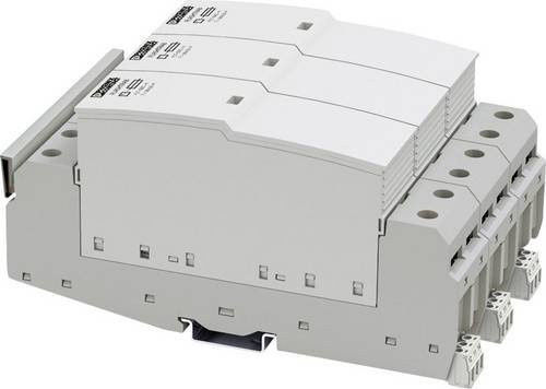 Phoenix Contact 2905871 FLT-SEC-H-T1-3C-264/25-FM Überspannungsschutz für Verteilerschrank in Grau, 50 kA - Bild 1