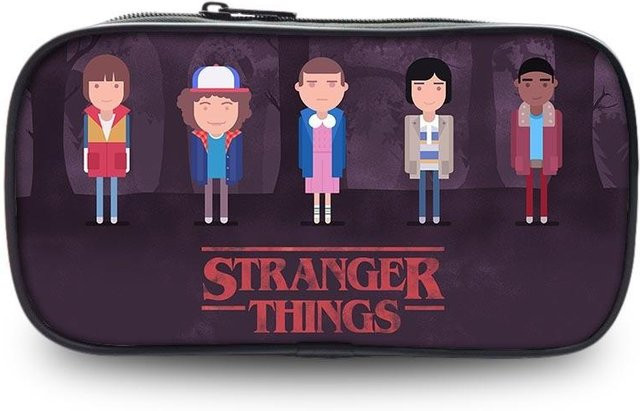 LuxeBead Federmäppchen Stranger Things aus Oxford-Material, Mehrfarbig - Bild 1