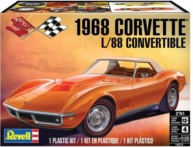 Revell 1968 Corvette L-88 Roadster, Fahrzeug, 1:25, ab 14 Jahren - Bild 1