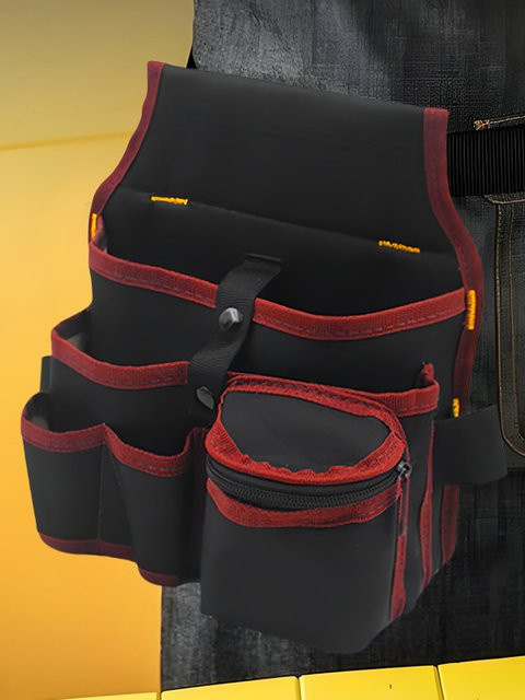 APWIKOGER Elektriker-Werkzeugtasche mit verstellbarer Schnalle und Organizer für Bau und Gartenarbeit - Bild 1