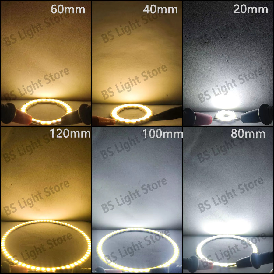 Angel Eye LED COB Lichtquelle Weiß für DIY Glühbirnen 12V - Bild 3