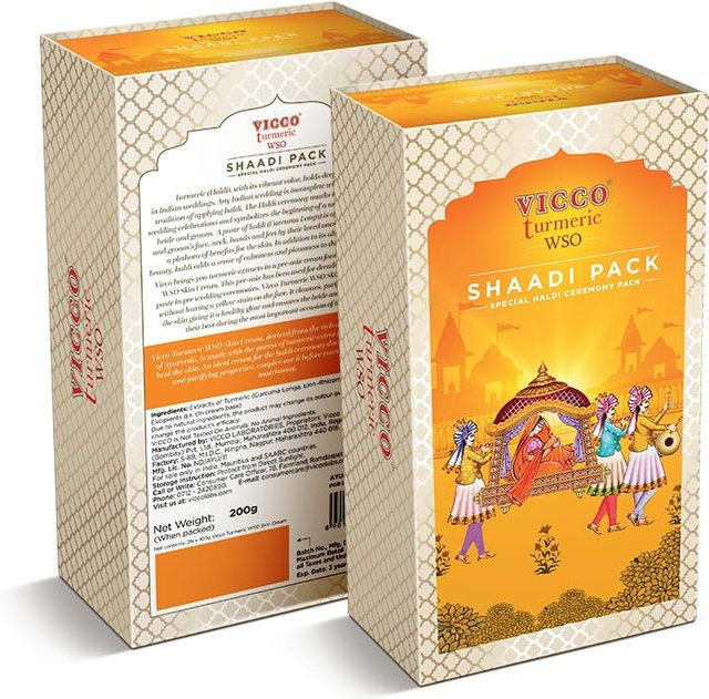 Vicco Kurkuma Paste, orange, 200g, Unisex - Bild 1