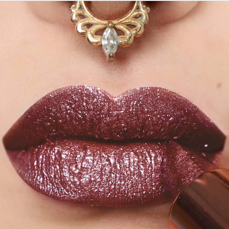 KAFURUX Lippenstift, Red Metallic, Glitter - Bild 2