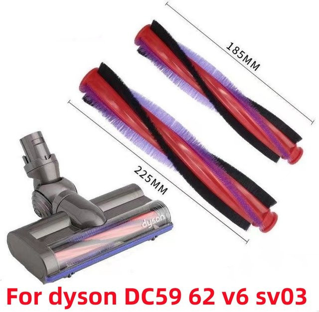 Dyson Staubsaugerzubehör Rollenbürste mit integrierter Bürste in Multicolor, passend für V6 DC58 DC62, Breite: 22,5 cm - Bild 1
