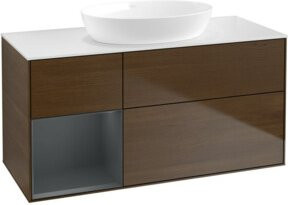 V&B Waschtischunterschrank Finion in Weiß lackiert, Breite: 120 cm, Tiefe: 50,1 cm, Höhe: 50,1 cm - Bild 1