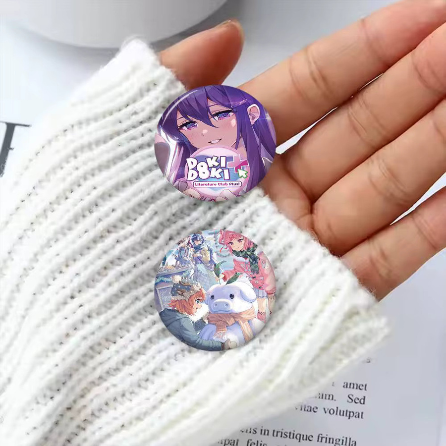 Ansteckbutton Doki Doki Literature Club!, Metall, Kinder - Bild 3