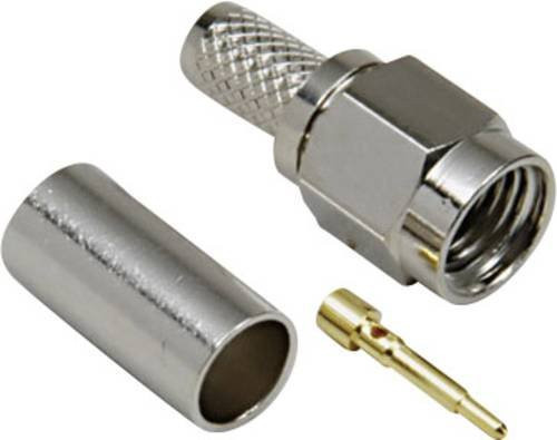 BKL Electronic SMA-Steckverbinder Stecker gerade, Silber, 50 Ohm - Bild 1