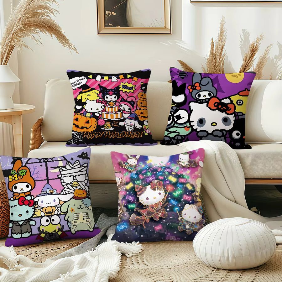 Sanrio K-Kuromi und My Melody Halloween Kissenbezug Multicolor - Bild 2