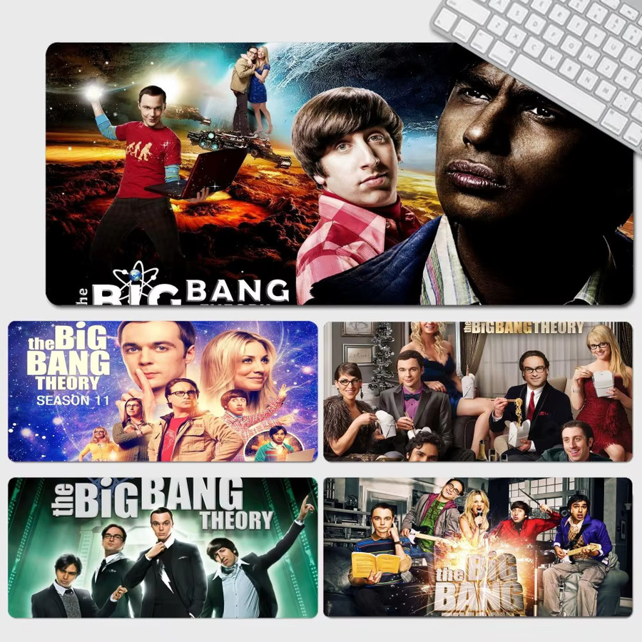 The Big Bang Theory Mauspad, großflächige Gaming-Tastaturmatte für Notebook und Schreibtisch, Mehrfarbig, B: 90 cm, T: 40 cm - Bild 6
