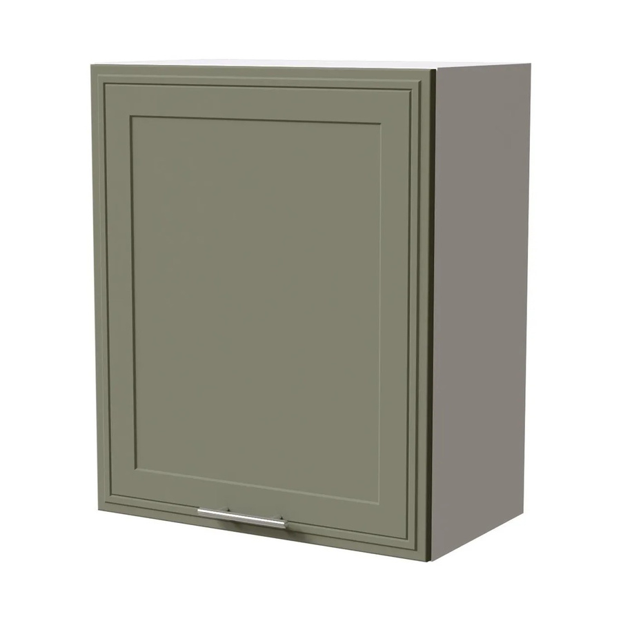 Feldmann-Wohnen Hängeschrank Salo W2/60 Küchenschrank in Weiß und Reed Green Matt mit Kassettenoptik, B/T/H: 60 x 32,5 x 72 cm - Bild 2