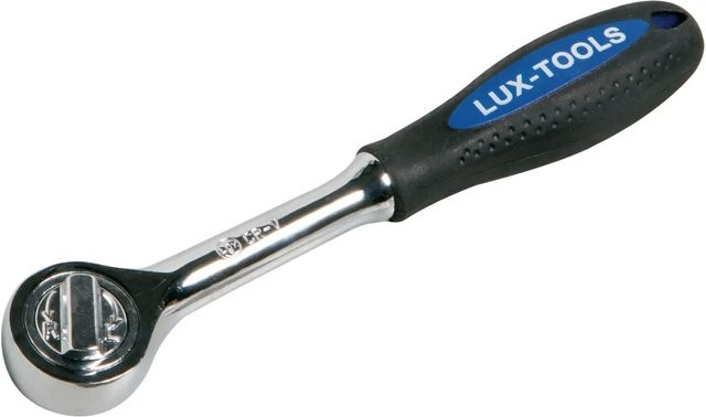 LUX-TOOLS Umschaltknarre Classic 6,3 mm (1/4 Zoll) aus Chrom-Vanadium in Silber - Bild 1