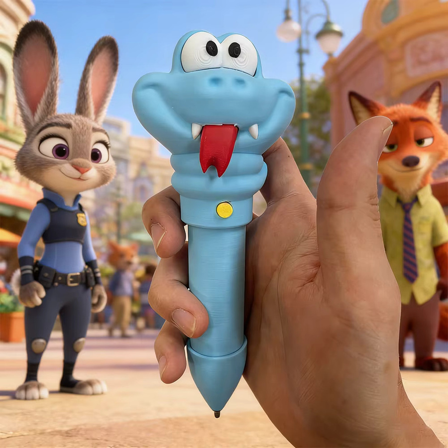 Disney Zootopia Judy Karottenförmiger 2-in-1 Voice-Recorder Stift und Gary-Schreibstift in Orange - Bild 5