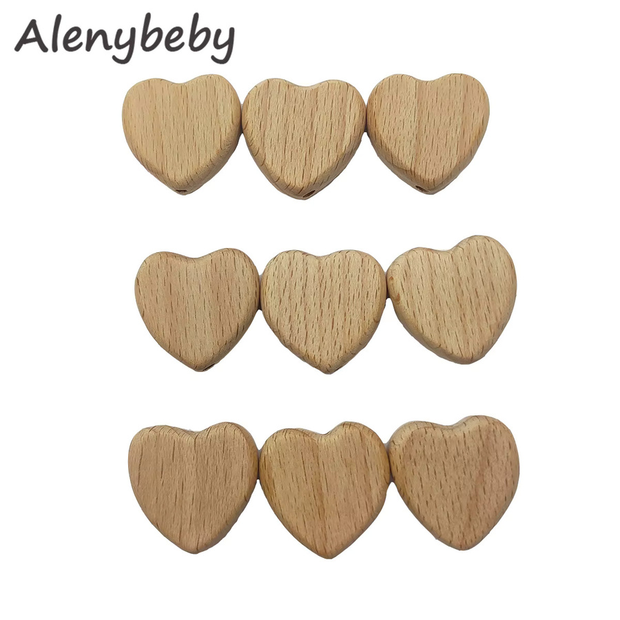 Alenybeby Anhänger Holz, Weiß, Unisex - Bild 2