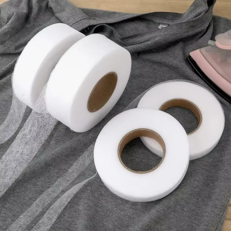 Selbstklebendes doppelseitiges Stoffband zum Aufbügeln für Hosen und Kleidung, Weiß, B/T/H: 60,0 x 10,0 x 1,0 cm - Bild 3