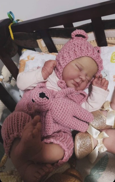 NPK Valentina Neugeborenen-Reborn-Puppe, 20 Zoll, ab 0 Jahre, Mehrfarbig - Bild 1