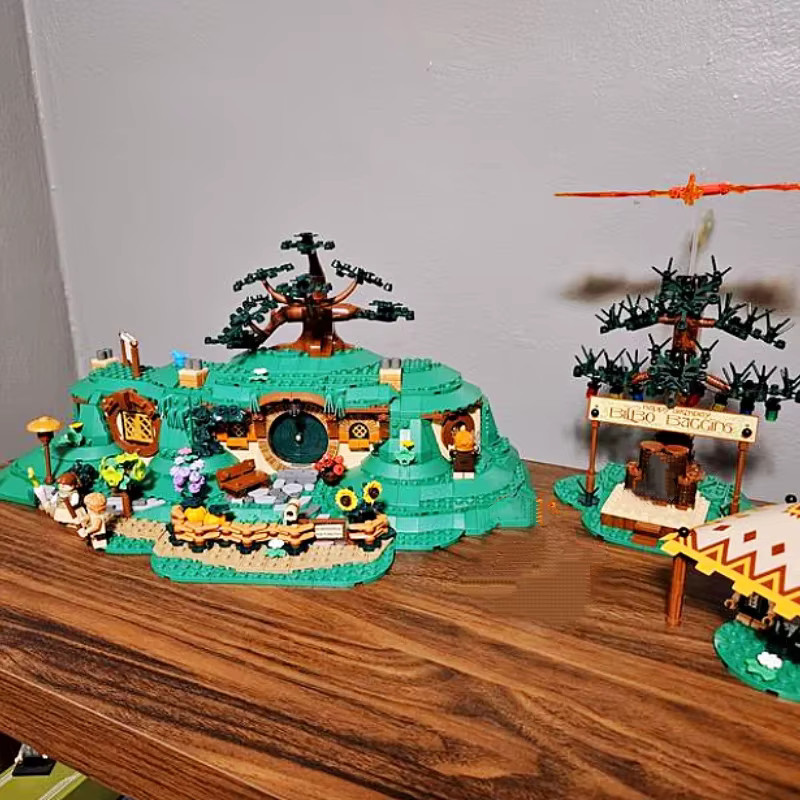 Der Herr der Ringe Das Shire Modulares Schloss-Modell, Bausteine, 2017 Teile - Bild 2