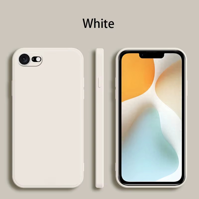 Ricestate Flüssigsilikon Handyhülle für iPhone 7, iPhone 8, iPhone SE 2020 und 2022 in Schwarz - Bild 2