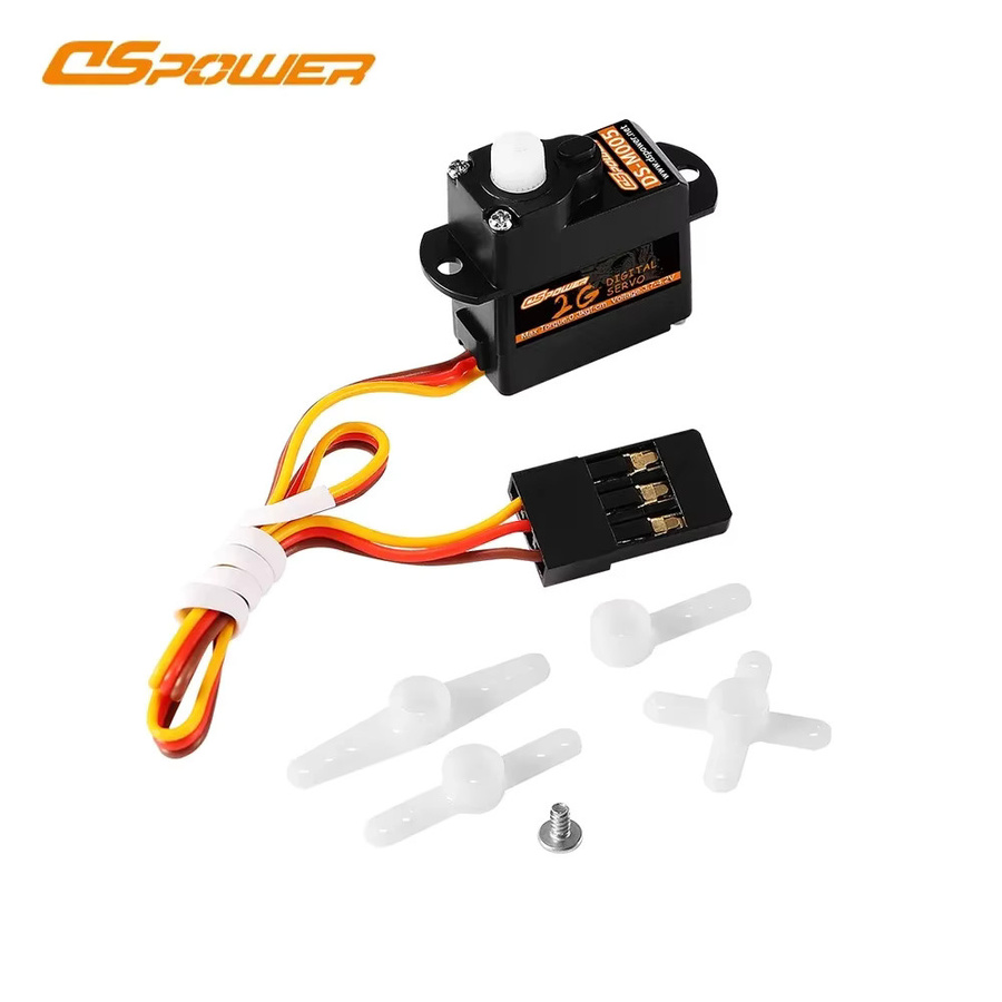 DSPOWER 2G RC Micro Servo, mit Kunststoffgetriebe, digitalem kernlosem Motor - Bild 4
