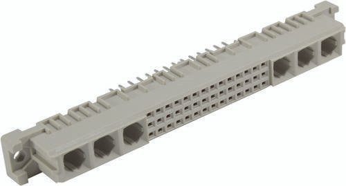 HARTING Federleiste 09032426401 aus Kunststoff in Grau mit 3 Reihen - Bild 1