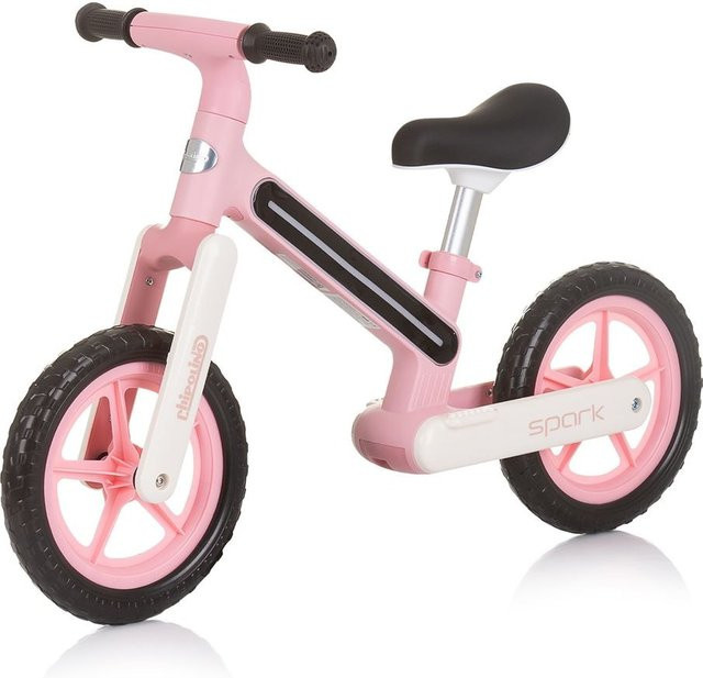 Chipolino Spark Laufrad 12 Zoll mit Lichteffekten höhenverstellbar rosa - Bild 1